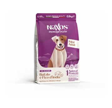 NAXOS ADULT MINI DOG Bawół z opuncją 0,5kg