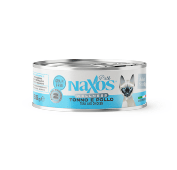 NAXOS CAT ADULT STERIL.Pasta tuńczyk i kur.85g/12