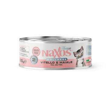 NAXOS CAT KITTEN Mus cielęcina i wieprz. 85g/12