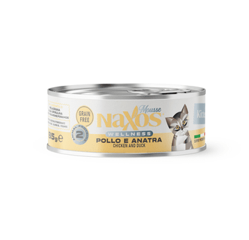 NAXOS CAT KITTEN Mus kurczak i kaczka 85g/12