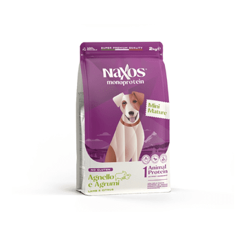 NAXOS MATURE MINI DOG Jagnięcina z cytrusami 2kg