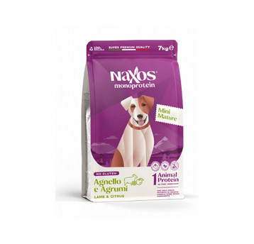 NAXOS MATURE MINI DOG Jagnięcina z cytrusami 7kg