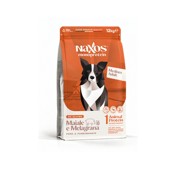 NAXOS MEDIUM DOG Wieprzowina z granatem 12kg
