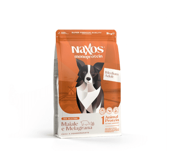 NAXOS MEDIUM DOG Wieprzowina z granatem 3kg