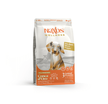 NAXOS PUPPY MEDIUM/MAXI Conca d'oro (ka,ku,in) 3kg