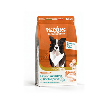 NAXOS STERIL. MEDIUM/MAXI DOG Ryba z granatem12kg