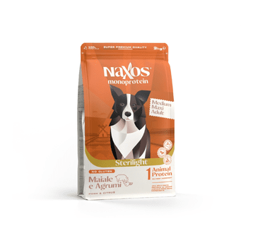 NAXOS STERIL.MEDIUM/MAXI DOG Wieprzo. z cytru. 3kg
