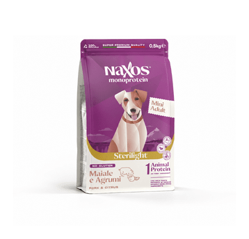 NAXOS STERILIGHT MINI DOG Wieprz. z cytrus.0,5kg