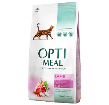 OptiMeal Super Premium Kot karma sucha "Sensitive"- z jagnięciną 10kg/1