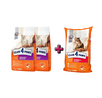 PAKIET 2+1 Kot Sucha Urinary health Kurczak 14kg (x2) + Hairball control Kurczak 14 kg
