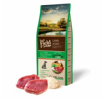 Sam's Field Low Grain Puppy Lamb - Free Range, 13 kg