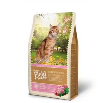 Sams Field Cat Delicious Wild, karma superpremium 2,5 kg/5 szt