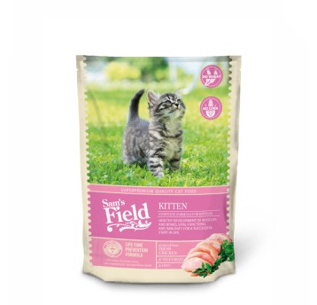 Sams Field Cat Kitten, karma superpremium 400 g/10 szt