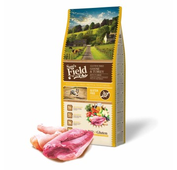 Sams Field Gluten Free Adult Large Goose & Turkey, karma superpremium 13 kg