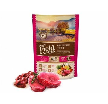 Sams Field Grain Free Beef (Angus), karma superpremium 800 g/12