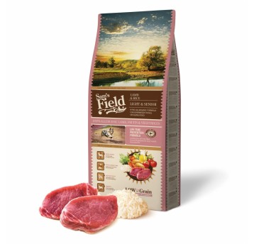Sams Field hipoalergiczna Light & Senior Lamb & Rice, karma superpremium 13 kg