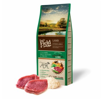 Sams Field Low Grain Junior Large Lamb, karma superpremium dla szczeniąt i młodych psów 13 kg