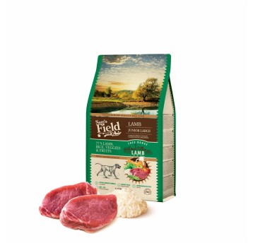 Sams Field Low Grain Junior Large Lamb, karma superpremium dla szczeniąt i młodych psów 2,5 kg/5