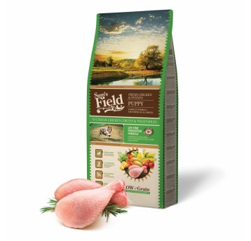Sams Field Low Grain Puppy Chicken & Potato, karma superpremium dla szczeniąt, 13 kg
