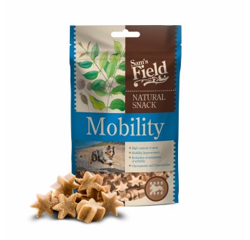 Sams Field Natural Snack Mobility, funkcjonalny mięsny półwilgotny miękki przysmak dla psów 200 g/12