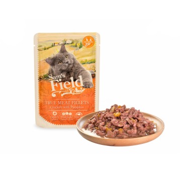 Sams Field True Meat Fillets Chicken with Pumpkin 85 g/24
