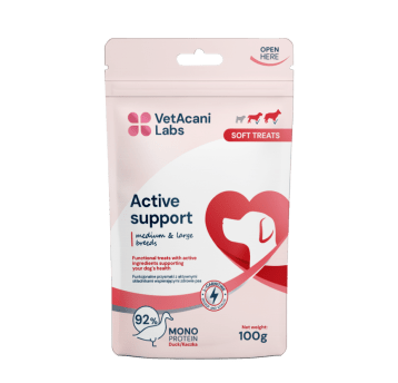 VetAcani Labs przysmak funkcyjny ACTIVE support